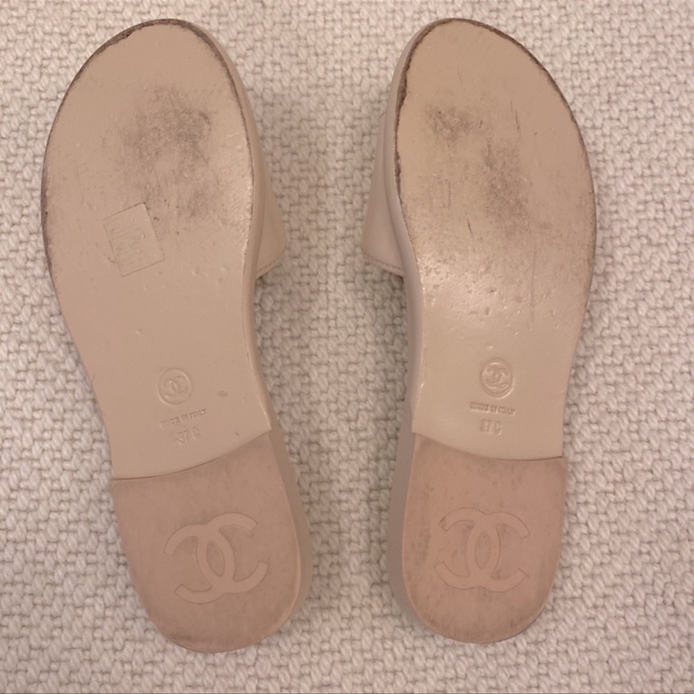 Chanel interlock sandal 37 - Picture 4 of 7